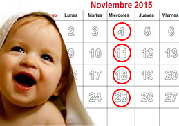 Calendario del 4to Ciclo de Charlas Prenatales